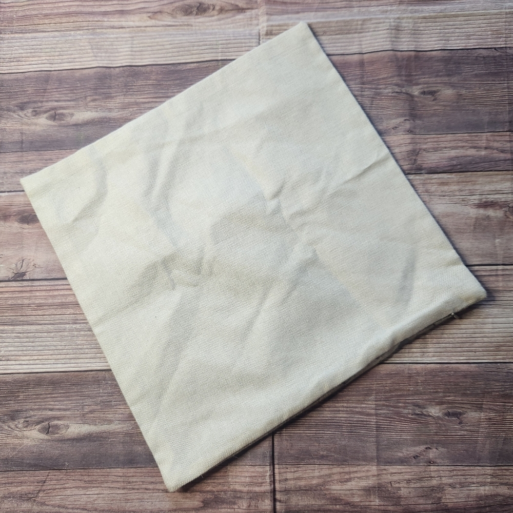 5/$15 Owl Boho Cottagecore Tan Creme Pillow Sham - Picture 4 of 7
